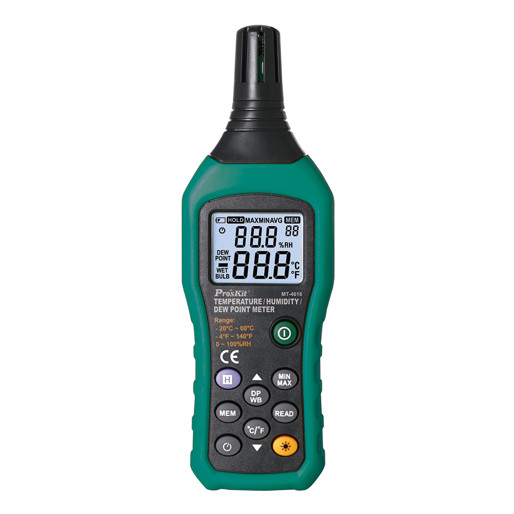 PRO'SKIT MT-4616 Temperature/Humidity/Dew Point Meter | IndusMart